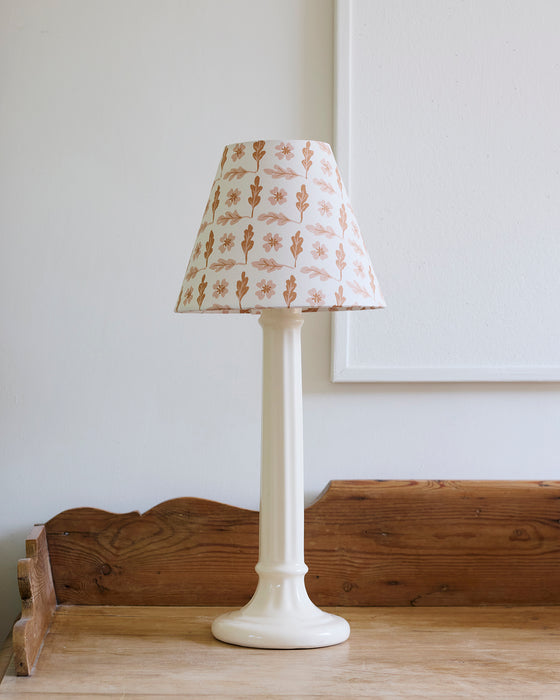 Oxalis Oak paper lampshade, toffee