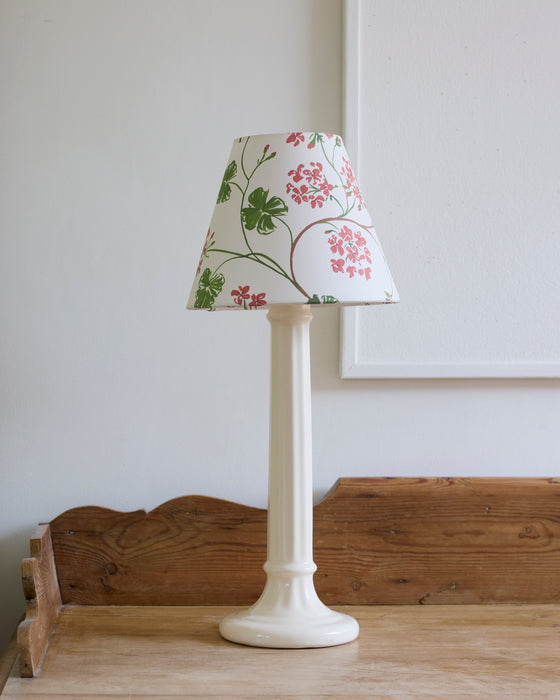 Geraniums paper lampshade