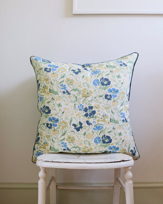 Wandle Wilde linen cushion, water