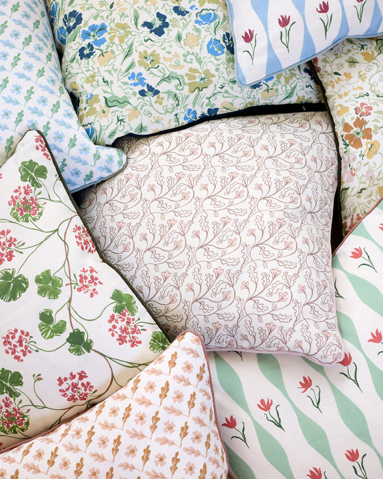 Wandle Wilde linen cushion, water