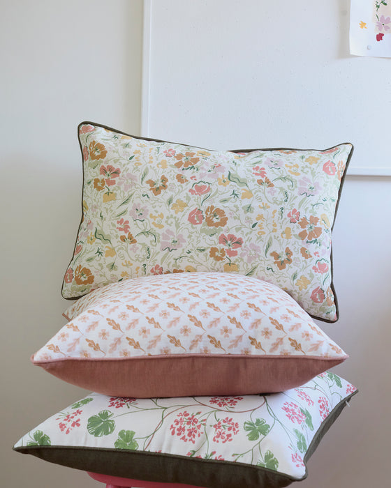 Wandle Wilde linen cushion, earth