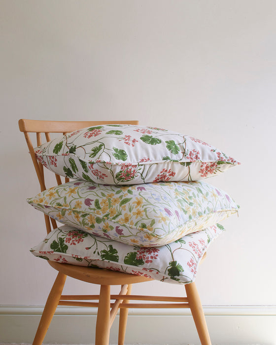 Custom made linen cushions