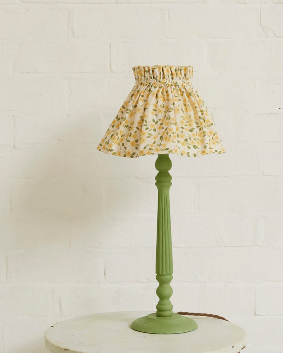 Hestia, hand-painted table lamp base x Annie Sloan (Capability green)