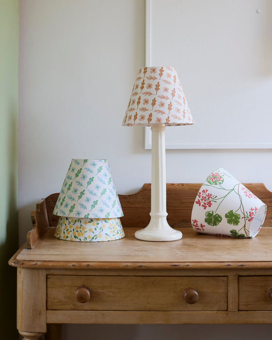 Oxalis Oak paper lampshade, toffee (empire)
