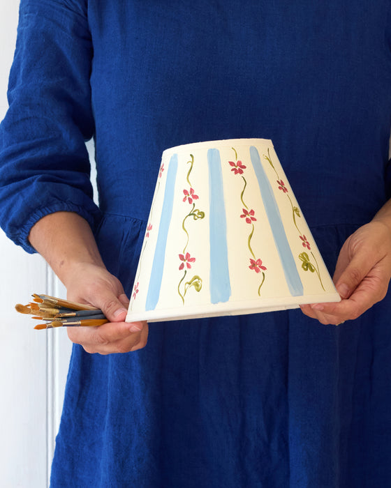 Hand painted lampshade (bespoke)