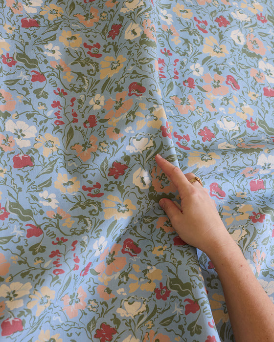 Wandle Wilde linen - sky