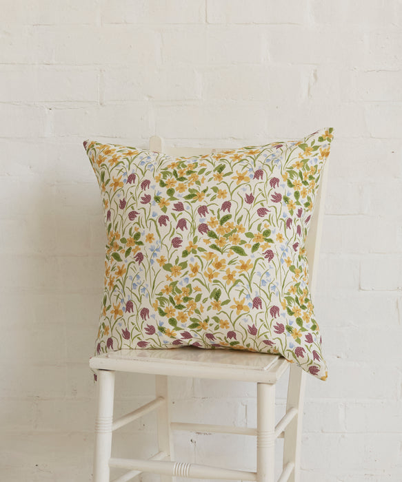 Oxford Meadow linen cushions